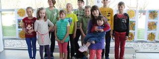 Antano Sodeikos meno mokyklos dailės skyriaus I - II klasių Inesos Bosaitės mokinių darbų paroda „Jau saulelė vėl atkopdama budino svietą..."