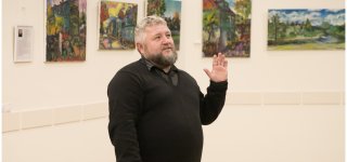 Jurbarko kultūros centre atidaryta Mindaugo Pauliuko tapybos darbų paroda