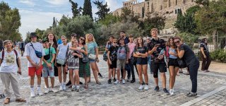Skirsnemunės Jurgio Baltrušaičio pagrindinės mokyklos komanda lankėsi Graikijoje