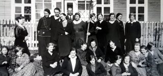 Žiemos žemės ūkio mokyklos mokiniai 1934 m.