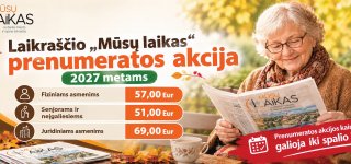 Prenumeratos akcija – rudens tradicija!
