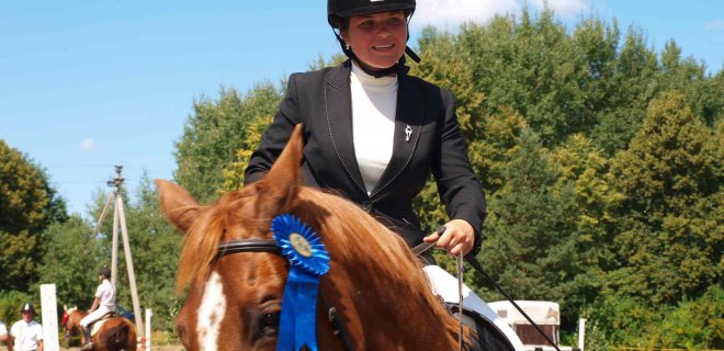 Austė Augustytė su Pegasu. / Rasos Augustienės nuotr.