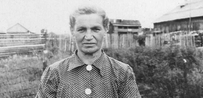 Milaičių dvaro savininkė Monika Lukoševičienė tremtyje Sibire.