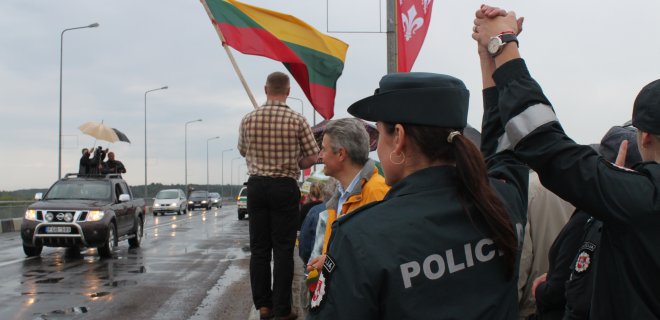 ...ir policijos pareigūnai. / O. Mazur nuotr.