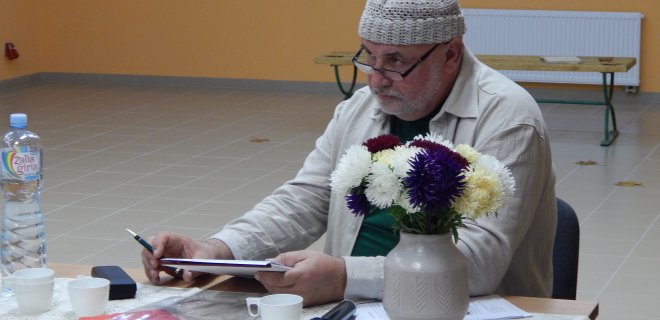 Novelės vakarą vedė poetas, prozininkas ir žurnalistas Gasparas Aleksa.