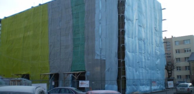 Šiuo metu sienų armavimo, tinkavimo darbai nevykdomi. / Valstybinės teritorijų planavimo ir statybos inspekcijos prie Aplinkos ministerijos Tauragės skyriaus nuotr.
