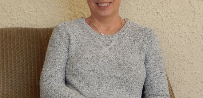 „Ranką prie širdies pridėjusi galiu nuoširdžiai pasakyti – esu laiminga, nes mano darbas yra mano gyvenimas, mano meilė ir mano didysis pašaukimas“, – teigia šokių mokytoja Jolanta Telišauskienė. / J. Pažereckienės nuotr.