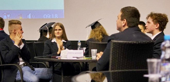 Nuotraukoje - konkurso finale triumfavusi jurbarkiečių komanda. / JP.lt nuotr. nuotr.