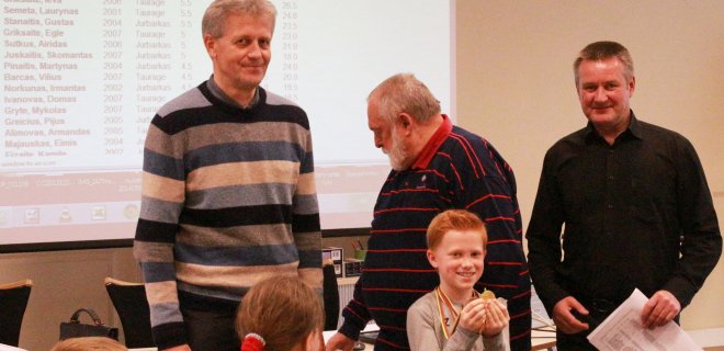Pirmenybėse geriausiai sekėsi dešimtmečiui Pauliui Meškauskui.
