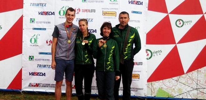 Martynas, Gabrielė, Rūta ir Audrius Tirlikai