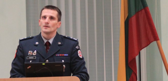 Policijos komisariato viršininkasA.Dumčius