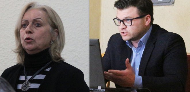V. Petraitienė ir S. Meškauskas.