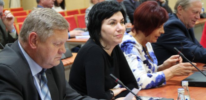 K. Šimkus (kairėje) socialdemokratų partijai priklausė 14 metų.
