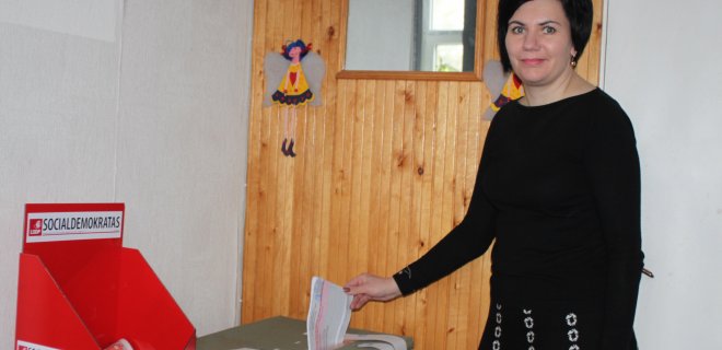 I. Pocienė balsavo už G. Palucką.