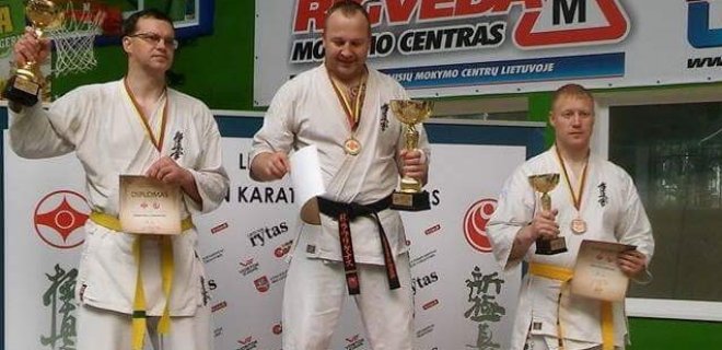 L. Batarūnas (dešinėje) / Kumite nuotr.