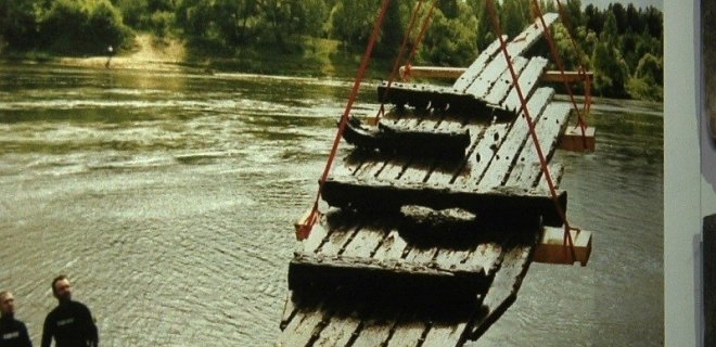 Skenuota senosios vytinės nuotrauka. Statomas šių metų laivas atrodys labai panašiai. LRT nuotr. / LRT nuotr.