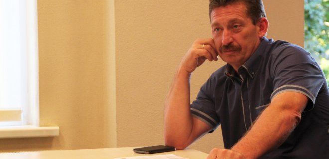Vadžgirio pagrindinės mokyklos direktorius Sigitas Vaitiekūnas.
