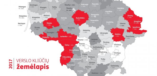 Verslo kliūčių žemėlapis 2017