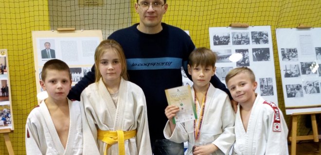 iš kairės į dešinę: Deividas Barzdaitis, Diana Kondratavičiūtė, Rapolas Povilauskas ir Laurynas Brigadierius. / V. Paukščio nuotr.