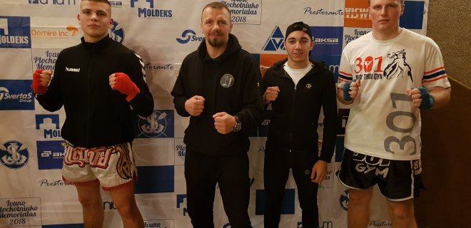 Nuotraukoje iš kairės Mantas Icikevičius, Mindaugas Smirnovas, Milanas Majauskas, Arnas Jurgelaitis / Sporto klubo „Pantera“ nuotr.