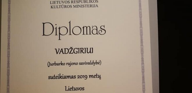 Vadžgirio kultūros namų nuotr.