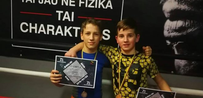 Justas Vyturys ir Valentinas Ulbikas / Klubo „Pantera“ nuotr.
