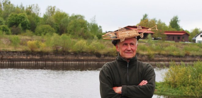 Štai kaip atrodo Žiobrių karalius. Skaniausius žiobrius Jurbarko krašte kepa Valteris Povilaitis iš Palėkių kaimo.