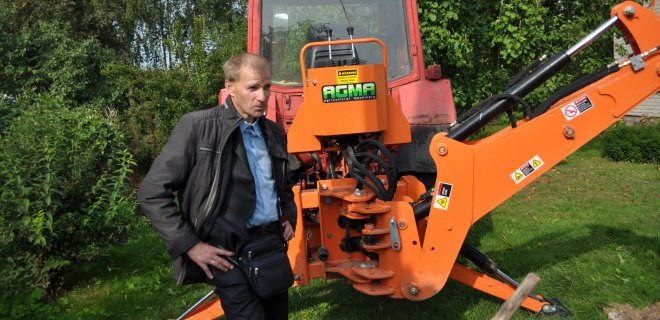 Eržvilko seniūnijos seniūnas G. Kasputis / Monikos Kazakevičiūtės nuotr.
