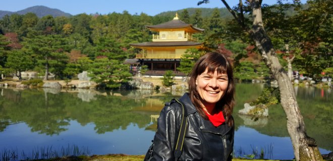 Kinkakudži pagoda (Auksinė šventykla) Kiote. Japonija / asmeninio archyvo nuotr.