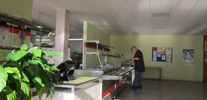 Atnaujinta Naujamiesčio progimnazijos valgykla ir virtuvė / Redakcijos archyvo nuotr.