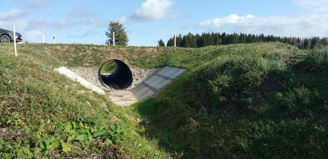 Rekonstruota vandens pralaida Pagausančio I k., Juodaičių sen.