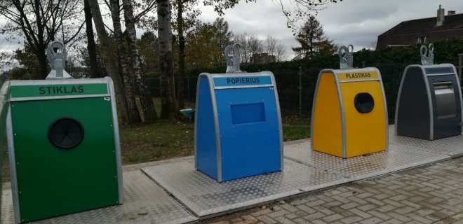 Požeminė konteinerių aikštelė Jurbarke