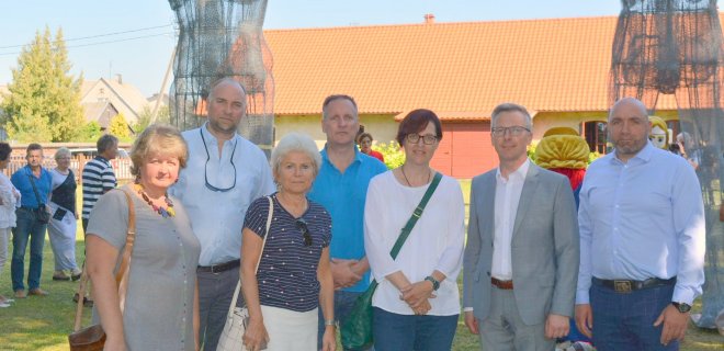 Paskutinis susitikimas su Berlyno Lichtenbergo delegacija per Jurbarko krašto šventę 2019 m. rugpjūčio mėn. / Jurbarko r. sav. nuotr.