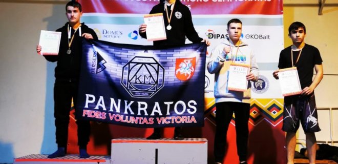 Eimantas Špatkauskas 3 vieta. / Sporto klubo „Pantera“ nuotr.