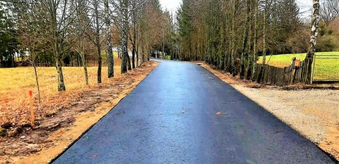 Žvejų gatvė Šimkaičių seniūnijos Paulių kaime. / Savivaldybės nuotr.
