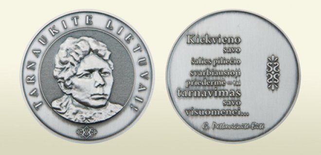 Medalio autorius – skulptorius Alfridas Pajuodis / LRS nuotr.