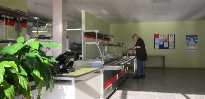 Mokyklos valgykla / „Mūsų laiko“ archyvo nuotr.