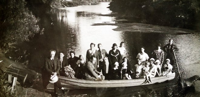 Jurbarkiškių pramogos Mituvoje / A. Puidokaitės archyvo nuotr.