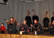 Literatūros pamoka, kurioje vieši Jurbarko K.Glinskio teatro aktoriai
