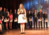 Sandra Stiklioriūtė Valdovų rūmuose kalbėjo visų Lietuvos moksleivių vardu