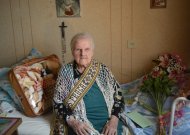 Vadžgirio miestelio gyventoja Petronėlė Paulauskienė šventė savo 100-ąjį gimtadienį