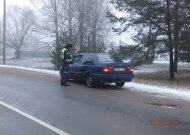 Šiandien patikrinti transporto priemonių vairuotojai įvažiuojantys ir išvažiuojantys iš Jurbarko miesto