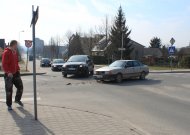 Šalia Jurbarko „Ąžuoliuko“ mokyklos susidūrė automobiliai