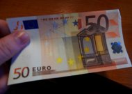 Nustatė galimai padirbtą 50 eurų banknotą