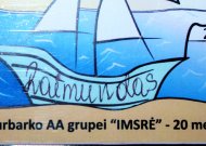 Į anoniminių alkoholikų Jurbarko grupės "Imsrė" 20-ąjį gimtadienį susirinko kolegos iš visos Lietuvos
