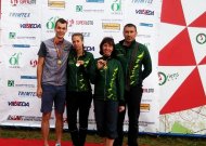 Martynas, Gabrielė, Rūta ir Audrius Tirlikai