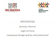 Ministras apdovanojo rajone neegzistuojančią organizaciją (Ūkio ministerijos komentaras)
