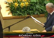 Prisiekė Seimo narys Ričardas Juška (video)