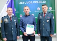 Jurbarko viešosios policijos viršininkas išlydėtas į atsargą