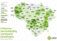 Verslumo žemėlapis: įmonės koncentruojasi didmiesčiuose, veiklūs gyventojai – kurortuose ( Jurbarkas - tarp žemiausio verslumo lygio savivaldybių)